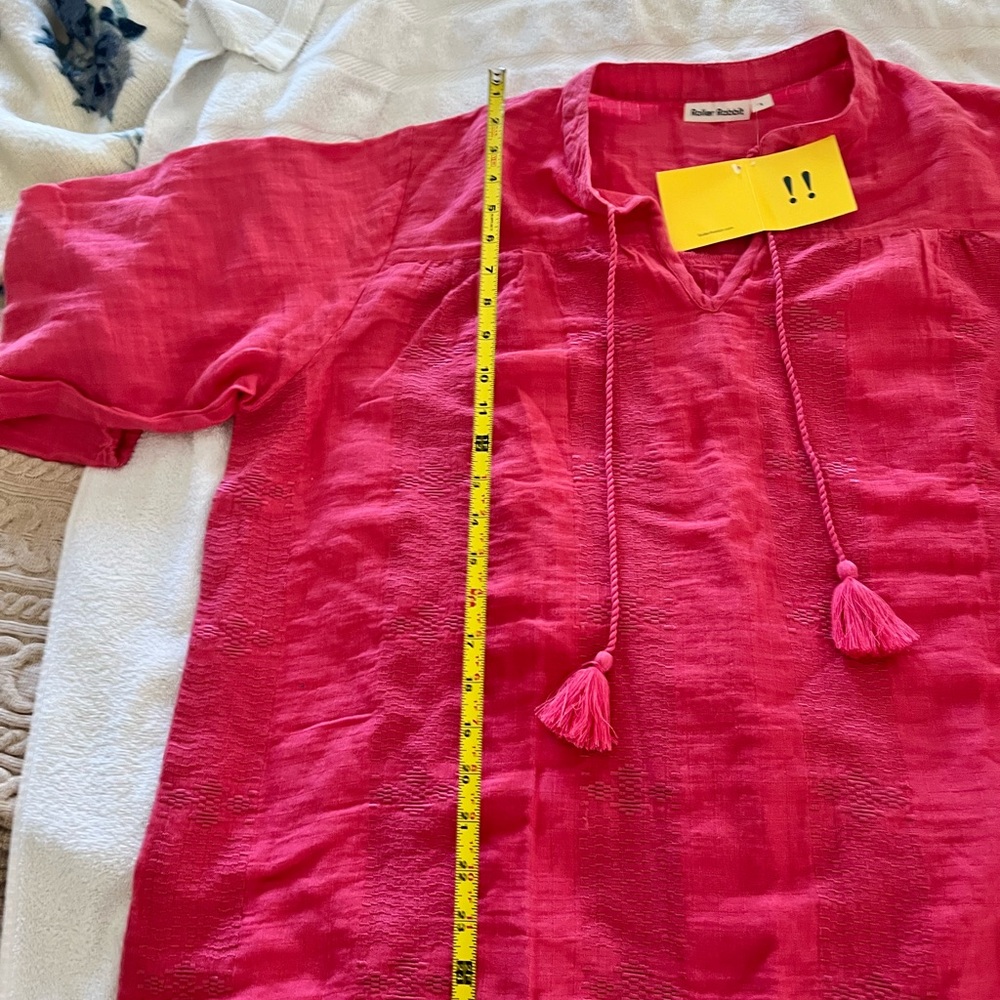 Roller Rabbit Pink Tunic NWT Small - Picture 5 of 5